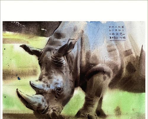 战神斗罗犀牛的绘画技巧是什么？